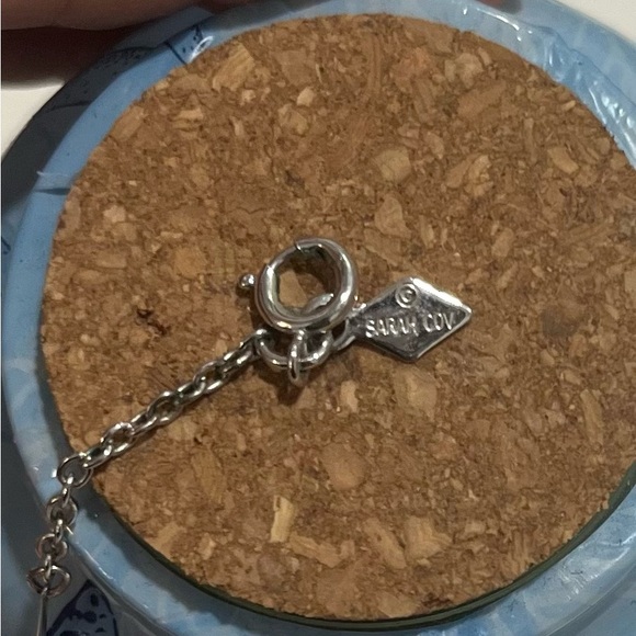 Pendant & Ring set Jet Set Sarah Coventry Black Rivoli Circle  Necklace 15" - Picture 5 of 5